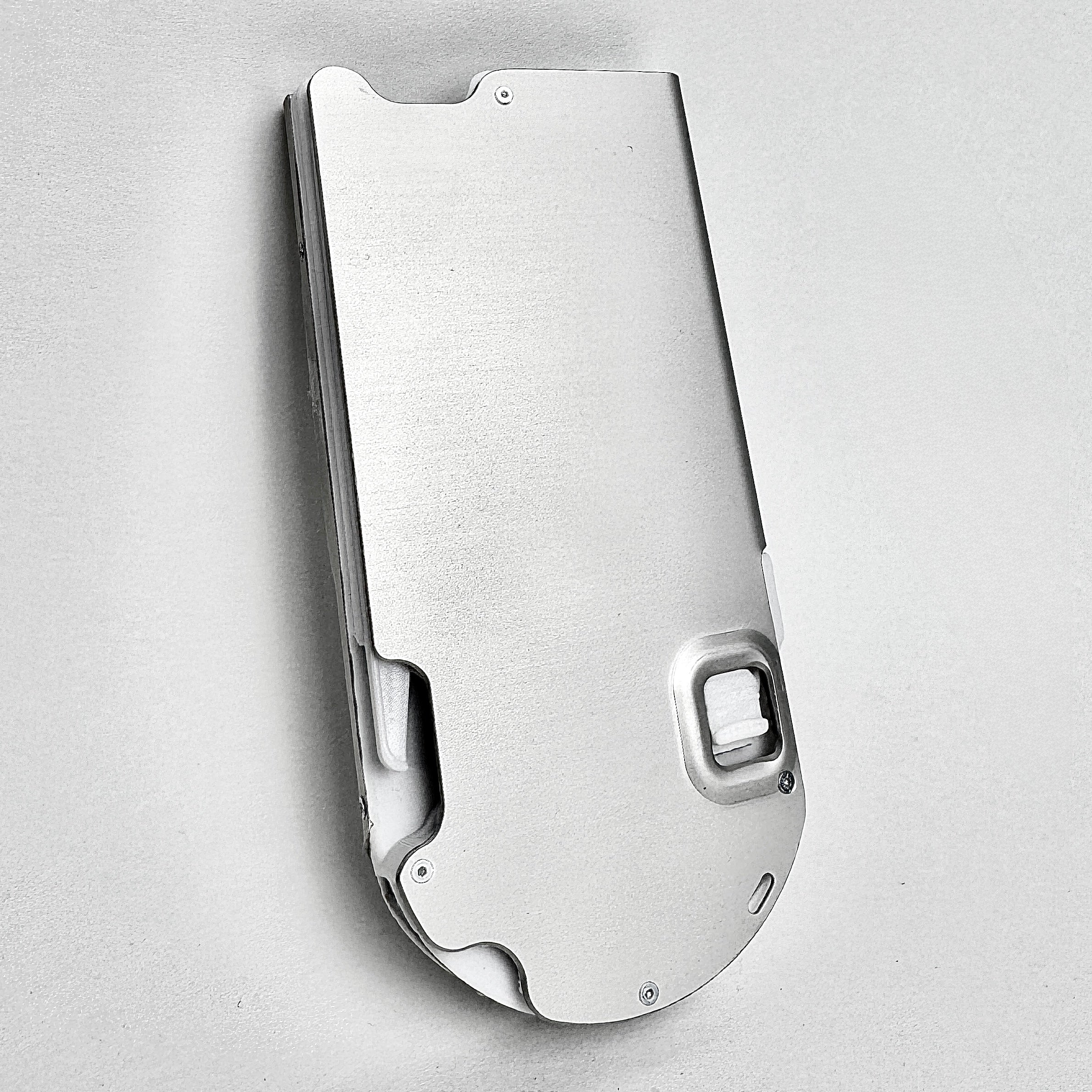 Pivot Wallet - Raw Aluminum Silver