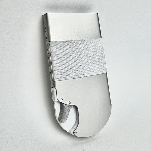 Pivot Wallet - Raw Aluminum Silver