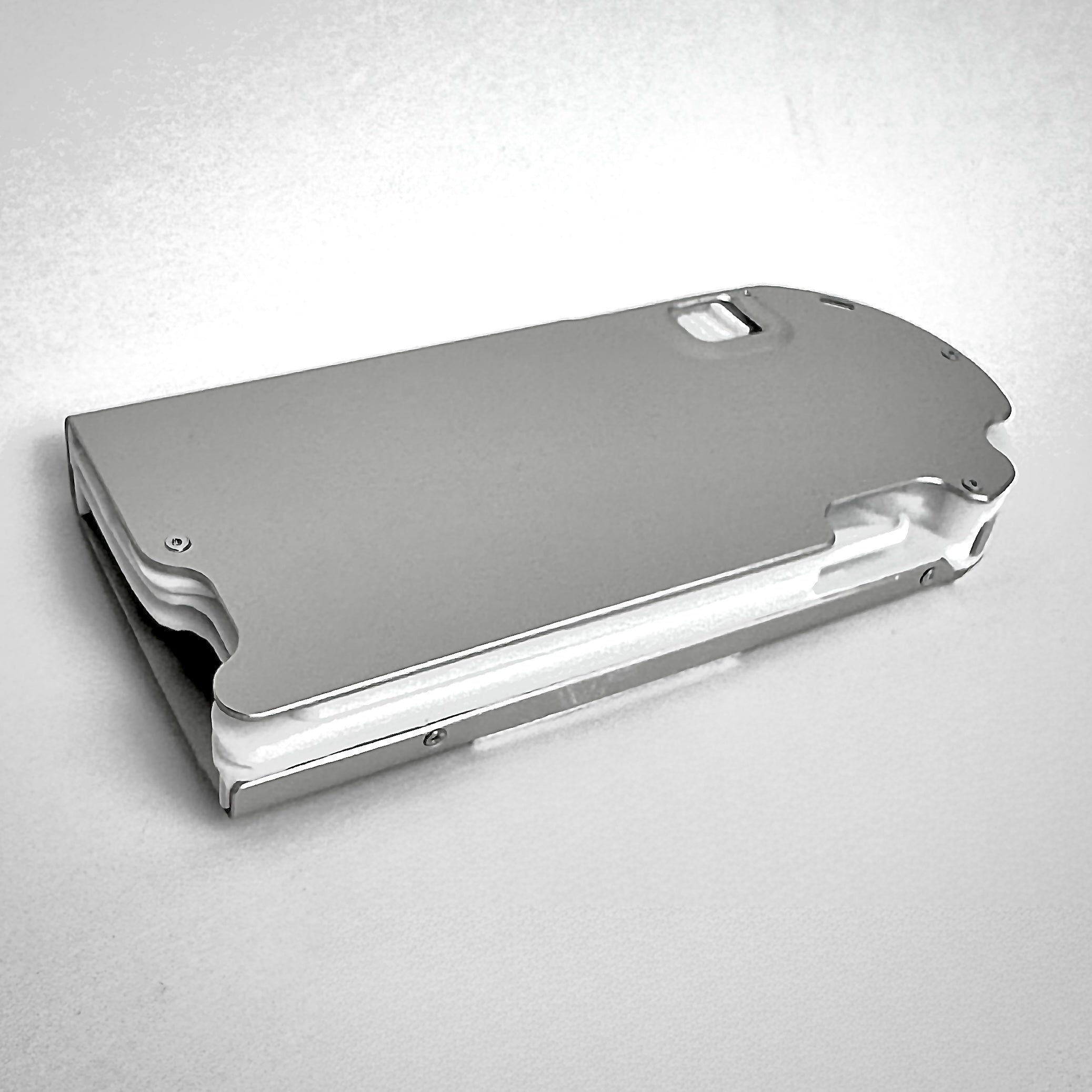 Pivot Wallet - Raw Aluminum Silver